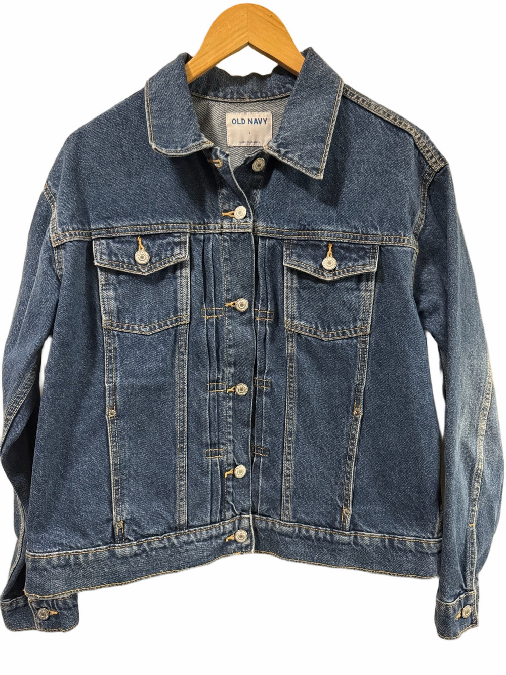 Old Navy Medium Blue Denim Jean Jacket